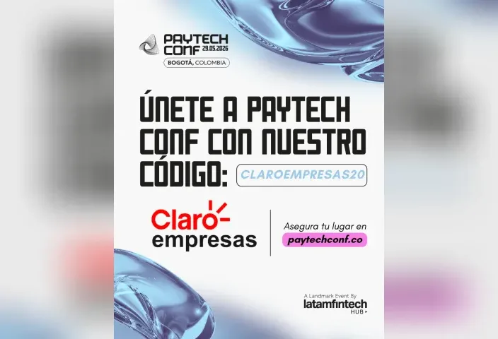 Post de código promocional PayTech Conf × Claro Empresas