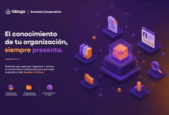 Ilustración de conocimiento corporativo de Tabuga